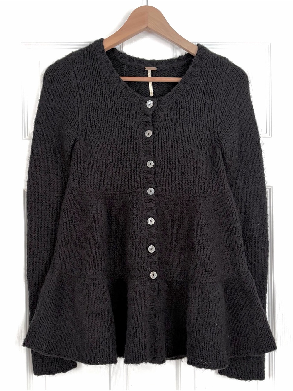 Free People Peplum Cardigan Size XS
